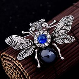 Brooches Ladies Retro Insect Brooch Resin Rhinestone Bee Alloy Jewellery Enamel