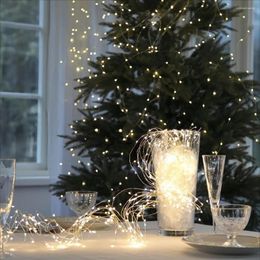 Strings 600 LEDs Christmas Tree Fairy Lights Vine String 30 Strands Spruce Branches Decro For Street Waterfall Garland Home 2022