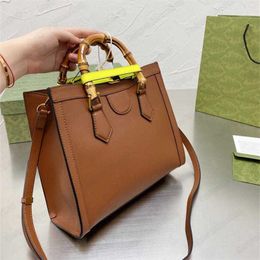 Evening Bags Fashion Tote Bag luxury designer handbag 21ss women handbags purses leather with Bamboo handle bags high quality M S size