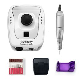 Nail Art Equipment 35000 20000 RPM Electric Drill Machine Manicure Pedicure With 6 Cutter Bits Kit s Accessories 221031