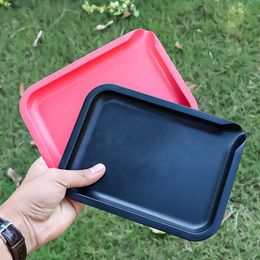 smoking Accessories Plastic Tray Tobacco Plate Dry Herb Hand roller smoke pipes Rolling Trays 145mmX196mm Backwoods Cigarette Paper Roller
