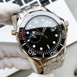 Watch Automatic Mechanical 8217 Movement Men 41mm Bracelet Stainless Steel Waterproof Wristband Wristwatch Business Wristwatches Montre De Luxe