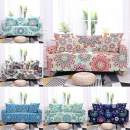 Chair Covers Bohemian Mandala Sofa Cover Stretch Slipcovers For Living Room Elastic Armchair Couch Home Decor Fundas 1/2/3/4 Seat