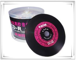 CD Player Wholesale 50 discs A Ribrand Blank Printed 52x 700MB BlackRed CDR 221115