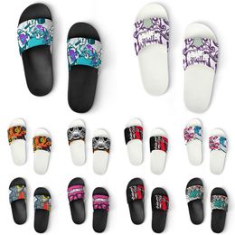 Custom Shoes PVC Slippers Men Women DIY Home Indoor Outdoor Sneakers Customised Beach Trainers Slip-on color229