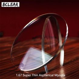 Eyeglasses Accessories BCLEAR 167 Aspheric Ultra Thin Eyeglass Prescription Lenses For Eyes Myopia HMC EMI UV400 Diopter Nearsighted Shortsighted 221115