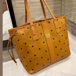 대형 토트 가방 디자이너 MC Mother 여자의 양면 쇼핑 남성 평범한 클러치 가방 어깨 가방 지갑 핸드