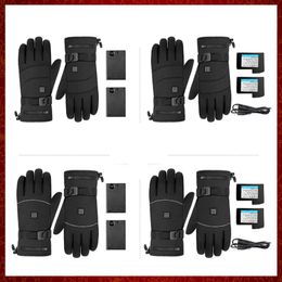 ST275 Motorcycle Gloves Waterproof Heated Guantes Moto Touch Screen Battery Powered Motorbike Racing Riding Gloves Winter
