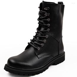 Boots Military Tactical Ankle Men Outdoor Leather Winter Fur Warm Man Us Army Hunting For Shoes Casual Bl