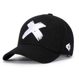 Ball Caps Baseball Cap Men Dad Hat Women Casual Embroidery X Caps Bend Visor Adjustable Cotton Male Bone Black Hat Bone Garros T220923