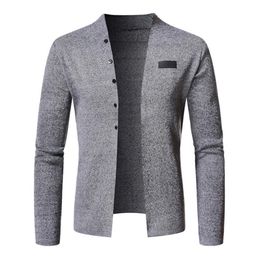 Men's Sweaters Simple Men Cardigan Slim Comfy Sweater Coat Casual Men Sweatshirt Knitted Cardigan Coat 221114