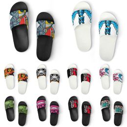 Custom Shoes PVC Slippers Men Women DIY Home Indoor Outdoor Sneakers Customized Beach Trainers Slip-on color248