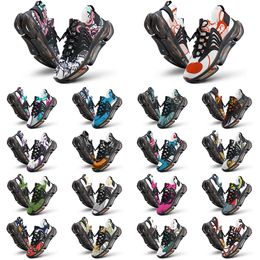 Elastic Running Shoes Custom Shoes Men Women DIY White Black Green Yellow Red Blue Mens Trainer Outdoor Sneakers Size 38-46 color66