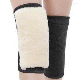 Knee Pads Wool Warmers Warm Cashmere Comfortable Brace Support Sleeve Berber Fleece Elastic Cord For Skiing Cycling