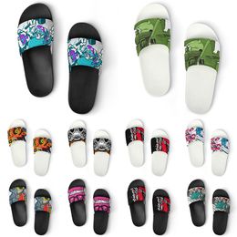 Custom Shoes PVC Slippers Men Women DIY Home Indoor Outdoor Sneakers Customised Beach Trainers Slip-on color231