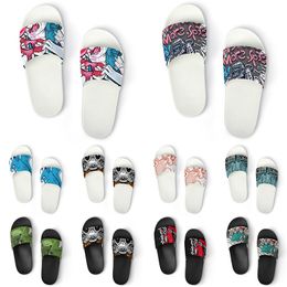 Custom Shoes PVC Slippers Men Women DIY Home Indoor Outdoor Sneakers Customised Beach Trainers Slip-on Colour two