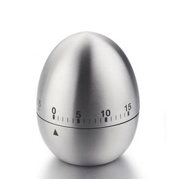 Kitchen Timers Supplies Stainless Steel Egg Clock Timer Alarm Count Up Down 60 Minute Countdown Cooking TimerKC1366 221114