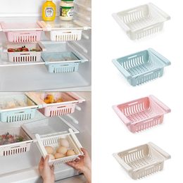 Fridge Organizer Storage Box Refrigerator Drawer Plastic Storage Container Shelf Fruit Egg Food Storages Boxes Kitchen Accessories RRC395