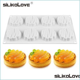 Baking Moulds Silikolove 8 Cavity 3D Sile Cake Mold Baking Tools Diy Mousse Dessert Bakeware Cooking Decorating Mods 220601 Drop Del Dhizx