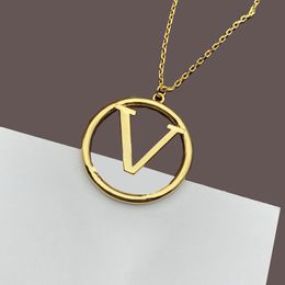 Designer Jewellery necklace luxury designers necklaces gold chain simple letter Pendant Necklaces chains for women jewellery bijoux good nice