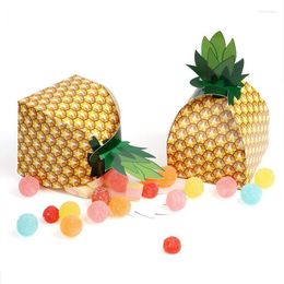Gift Wrap 24pcs Pineapple Favour Boxes 3D Large Tropical Hawaiian Luau BBQ Summer Beach Pool Fruit S