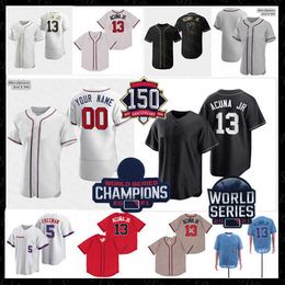 Atlanta Dansby Swanson Jersey Austin Riley Ronald Acuna Jr Matt Olson Marcell Ozuna Adam Duvall Max Fried Kyle Wright Ozzie Albies Travis