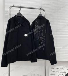 xinxinbuy Men designer Coat Jacket Denim SPREAD letter embroidery flight puffer cotton long sleeve women green Black white khaki M-2XL