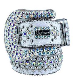 Bb 2023 Cintura Designer Simon Cinture per Uomo Donna Cintura diamante lucido bianco cintura uomo boosluxurygoods 0000258W