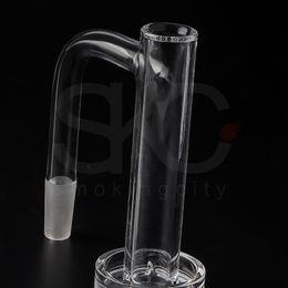 Smoke Nail Fully Welded Bevelled Edge Control Tower Quartz Banger 10/14/18mm 2.5mm Thick For Dab Rigs Glass Water Pipes