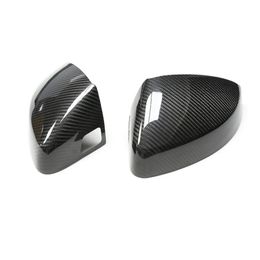 Car Carbon Fibre Mirror Cover Housing for A3 RS3 S3 Patch type Review Mirrors Shell Caps Auto Accessories