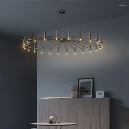 Chandeliers Simple And Modern 2022 Light Luxury High-end Designer Large Living Room Main Lamp Nordic Minimalist Dining Chandelier