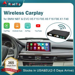 Wireless CarPlay for BMW NBT EVO X5 F15 F85 X6 F16 F86 2014-2020 X1 F48 2016-2020 with Android Mirror Link AirPlay Car Play Function