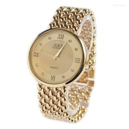 Wristwatches Fashion Casual Women's Quartz Luxury Bracelet Watch Relogio Feminino Roman Numerals Clock Gift