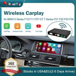 Wireless CarPlay for BMW 5 7 Series F10 F11 F07 GT F01 F02 F03 F04 2009-2020 with Android Mirror Link AirPlay Car Play Function