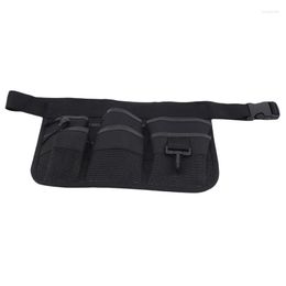 Storage Bags Waist Bag Belt Pouch Pocket Heavy Duty Oxford Tool Apron With 7 Pockets Electrician Gardening Fanny Pack Black