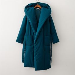 Women's Down Parkas Women Winter Jacket coat Stylish Thick Warm fluff Long Parka Female water proof outerware 221115