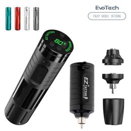 Tattoo Machine EZ EvoTech Wireless Battery Pen Intelligent Chip Customized External Rotor Brushless 221115