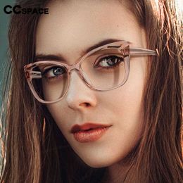 Sunglasses Frames 47315 Cat Eye Plastic titanium Anti Blue Glasses Frames Men Women Optical Fashion Computer Glasses UV400 T2201114