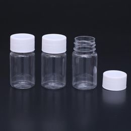 500pcs/lot 15ml/15g Transparent PET Pill Bottle Packing Plastic Bottle with aluminium foil pad LX9314