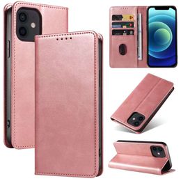 Magnet Wallet Leather PU Phone Cases Protective Shockproof Cover For iPhone 14 13 12 Pro MAX Samsung