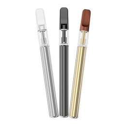 Vapor electronic cigarettes 0.5ml rechargeable disposable vape pen with custom drip tip