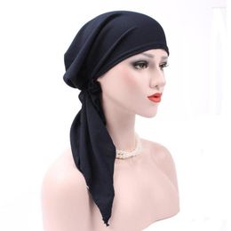 Ball Caps Wool Fitted Baseball Cap Men Women Muslim Stretch Turban Hat Cotton Hair Loss Head Scarf Wrap Sports Hats