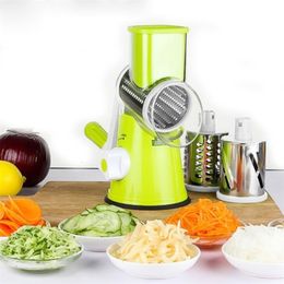 Fruit Vegetable Tools Multi Manual Slicer Cutter Round Mandoline Choppers Cheese Grater Carrot Potato Julienne Blades Kitchen 221116