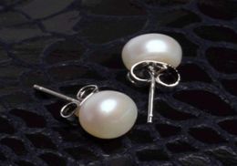 Orecchini perle AKOYA BIANCHI AAA naturale 910mm Bianco 925 STUD SILVER4706306