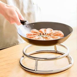 Cooking Utensils Universal Wok Pan Support Rack Stand Ring Round Bottom Size for Gas Stove Fry Pans Kitchen Supplies 221114