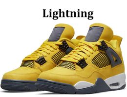 lightning yellow 4s Basketball Shoes Jumpman 4 Roller Shoes Men Size 6 6.5 7 7.5 8 8.5 9 9.5 10 10.5 11 11.5 12 12.5 13 13.5