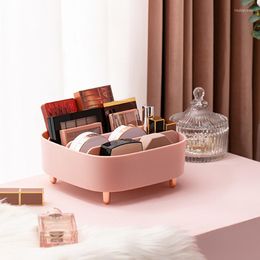 Storage Boxes Makeup Box Cosmetic Organiser Dust Proof Display Cases For Bathroom Vanity Countertop Container Cosmetics Jewellery