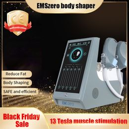 EMS-culpt Machine EMSZERO RF Fat Burning Shaping Beauty Equipment EMSzero 13 Tesla HI-EMT Nova Electromagnetic Muscle Stimulator Machine with 2/4/5 RF Handles