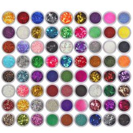 20 estilos elige 12Jar Arte de u￱as Glitter Pearl Spangles Chips Chips brillante Corazones Rainbow Color Gems Snow XM Rhinestones Manicure Decorat283K