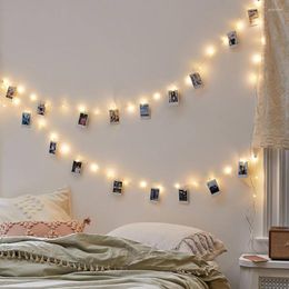 Strings 2M/5M/10M USB LED Light String Outdoor Garland For Po Wall Decor Fairy Clips Lights Chain Battery Operated Christmas